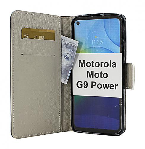 billigamobilskydd.se Kuviolompakko Motorola Moto G9 Power