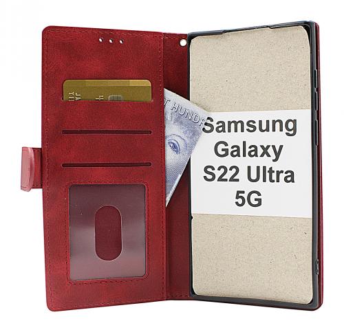 billigamobilskydd.se Zipper Standcase Wallet Samsung Galaxy S22 Ultra 5G