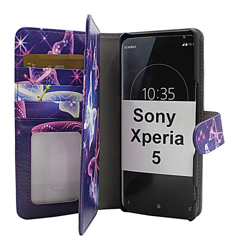 CoverIn Skimblocker XL Magnet Designwallet Sony Xperia 5 (J9210)