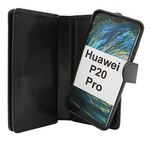 billigamobilskydd.se Crazy Horse XL Magnet Wallet Huawei P20 Pro (CLT-L29)