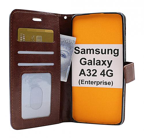 billigamobilskydd.se Crazy Horse Lompakko Samsung Galaxy A32 4G (SM-A325F)