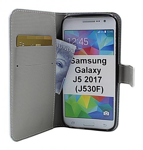 billigamobilskydd.se Kuviolompakko Samsung Galaxy J5 2017 (J530FD)