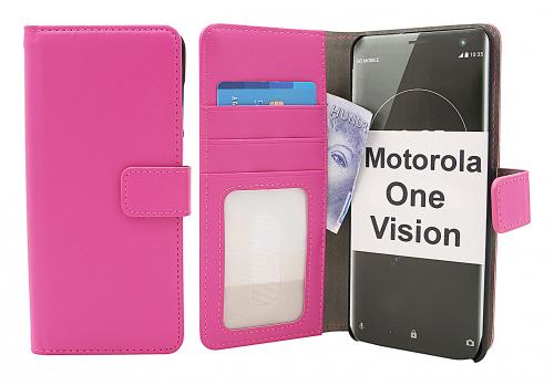 Coverin Skimblocker Magneettikotelo Motorola One Vision