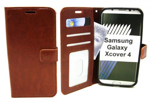 billigamobilskydd.se Crazy Horse Lompakko Samsung Galaxy Xcover 4 (G390F)