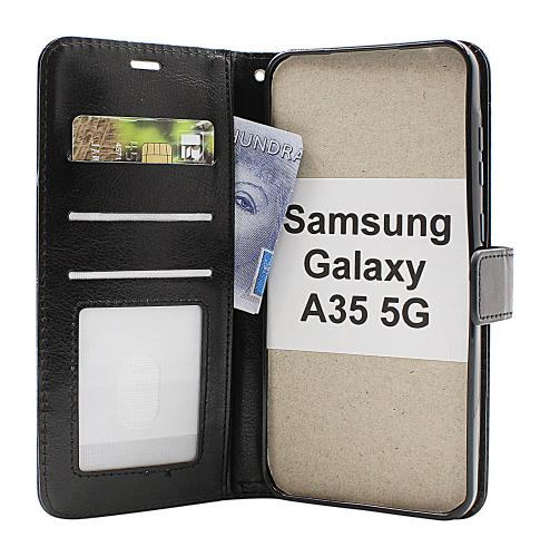 billigamobilskydd.se Crazy Horse Lompakko Samsung Galaxy A35 5G