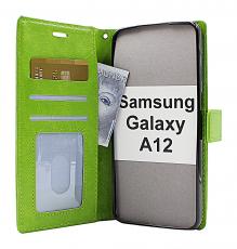 billigamobilskydd.se Crazy Horse Lompakko Samsung Galaxy A12 (A125F/DS)