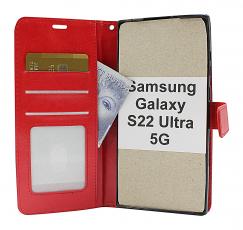 billigamobilskydd.se Crazy Horse Lompakko Samsung Galaxy S22 Ultra 5G