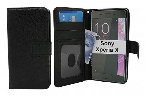 billigamobilskydd.se New Jalusta Lompakkokotelo Sony Xperia X (F5121)