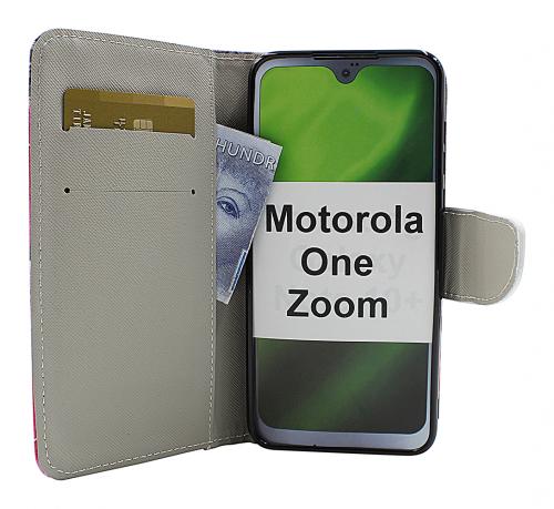 billigamobilskydd.se Kuviolompakko Motorola One Zoom