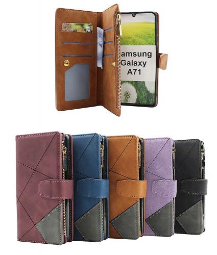 billigamobilskydd.se XL Standcase Luksuskotelo puhelimeen Samsung Galaxy A71 (A715F/DS)