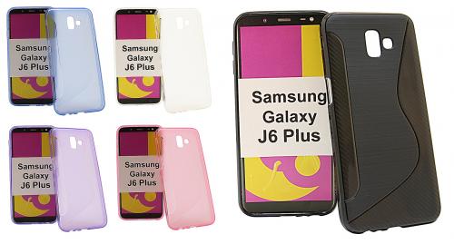 billigamobilskydd.se S-Line TPU-muovikotelo Samsung Galaxy J6 Plus (J610FN/DS)