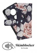 CoverIn Skimblocker Design Magneettilompakko Moto E5 Play / E5 Play Go (XT1920-16)