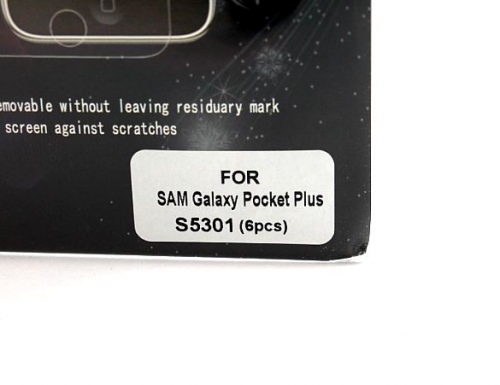 billigamobilskydd.se Kuuden kappaleen nytnsuojakalvopakett Samsung Galaxy Pocket Plus (s5301)