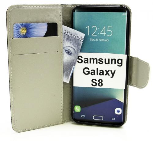 billigamobilskydd.se Kuviolompakko Samsung Galaxy S8 (G950F)