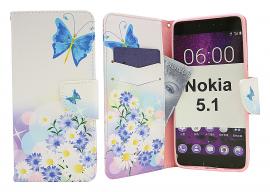 billigamobilskydd.se Kuviolompakko Nokia 5.1