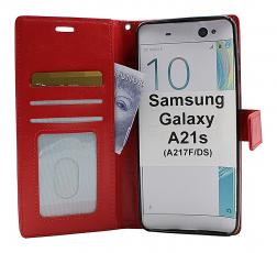 billigamobilskydd.se Crazy Horse Lompakko Samsung Galaxy A21s (A217F/DS)