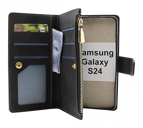 billigamobilskydd.se XL Standcase Luksuskotelo puhelimeen Samsung Galaxy S24 5G (SM-S921B/DS)