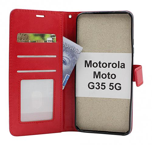 billigamobilskydd.se Crazy Horse Motorola Moto G35 5G Puhelimen Kuoret