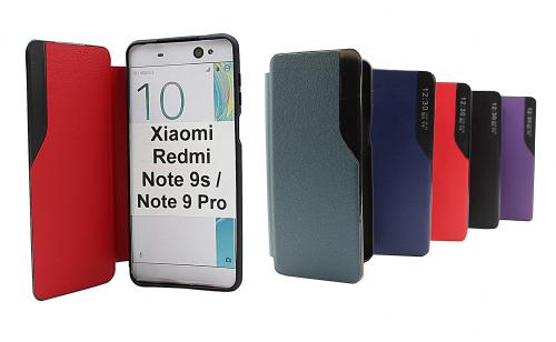 billigamobilskydd.se Smart Flip Cover Xiaomi Redmi Note 9s / Note 9 Pro
