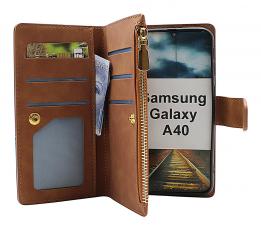 billigamobilskydd.se XL Standcase Luksuskotelo puhelimeen Samsung Galaxy A40 (A405FN/DS)