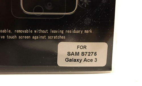 billigamobilskydd.se Kuuden kappaleen nytnsuojakalvopakett Samsung Galaxy Ace 3 (S7275)