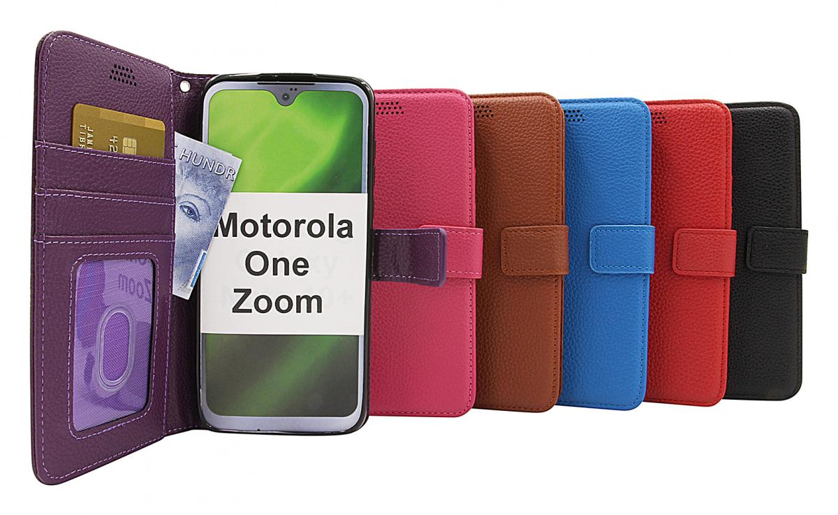 billigamobilskydd.se New Jalusta Lompakkokotelo Motorola One Zoom