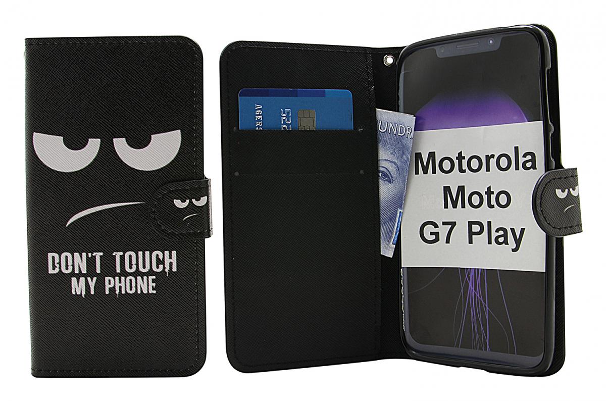 billigamobilskydd.se Kuviolompakko Motorola Moto G7 Play