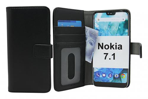 CoverIn Skimblocker Magneettilompakko Nokia 7.1