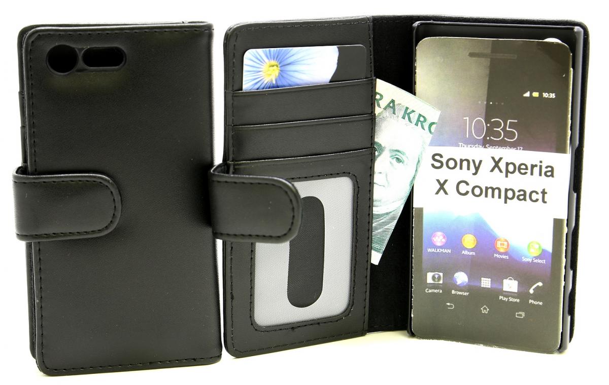 billigamobilskydd.se Lompakkokotelot Sony Xperia X Compact (F5321)