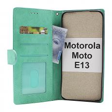 billigamobilskydd.se Zipper Standcase Wallet Motorola Moto E13