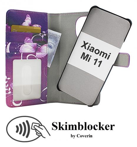 CoverIn Skimblocker Design Magneettilompakko Xiaomi Mi 11