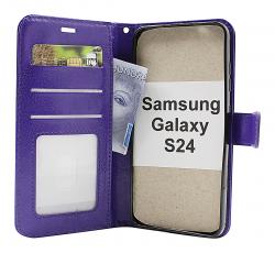 billigamobilskydd.se Crazy Horse Lompakko Samsung Galaxy S24 5G (SM-S921B/DS)