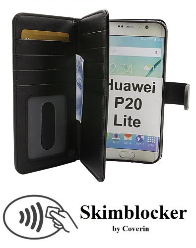 CoverIn Skimblocker XL Magnet Wallet Huawei P20 Lite