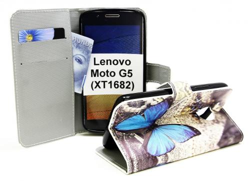 billigamobilskydd.se Kuviolompakko Lenovo Moto G5 (XT1682)
