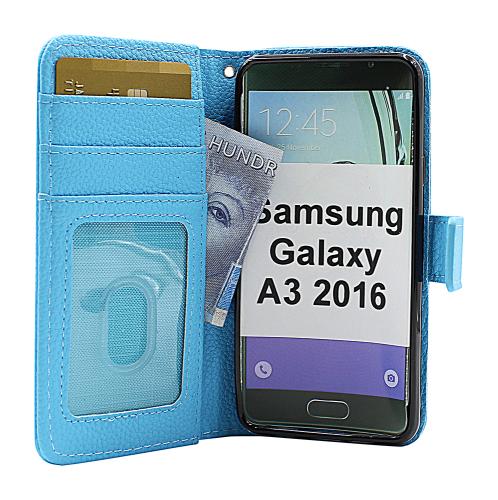 billigamobilskydd.se New Jalusta Lompakkokotelo Samsung Galaxy A3 2016 (A310F)