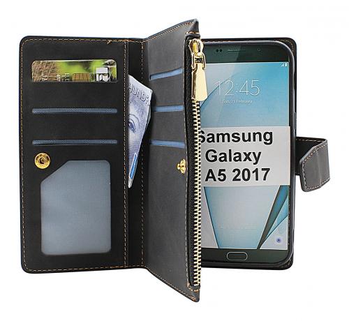 billigamobilskydd.se XL Standcase Luksuskotelo puhelimeen Samsung Galaxy A5 2017 (A520F)