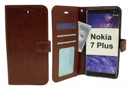 billigamobilskydd.se Crazy Horse Lompakko Nokia 7 Plus