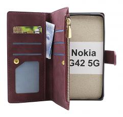 billigamobilskydd.se XL Standcase Luksuskotelo puhelimeen Nokia G42 5G