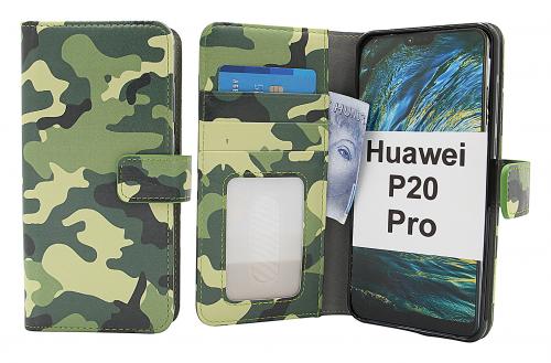 CoverIn Skimblocker Design Magneettilompakko Huawei P20 Pro (CLT-L29)