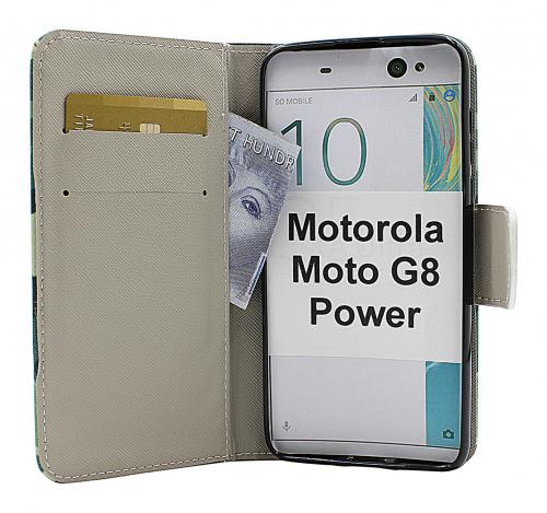 billigamobilskydd.se Kuviolompakko Motorola Moto G8 Power