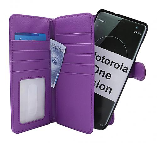 Coverin Skimblocker XL Magnet Wallet Motorola One Vision