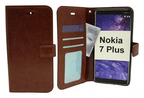billigamobilskydd.se Crazy Horse Lompakko Nokia 7 Plus