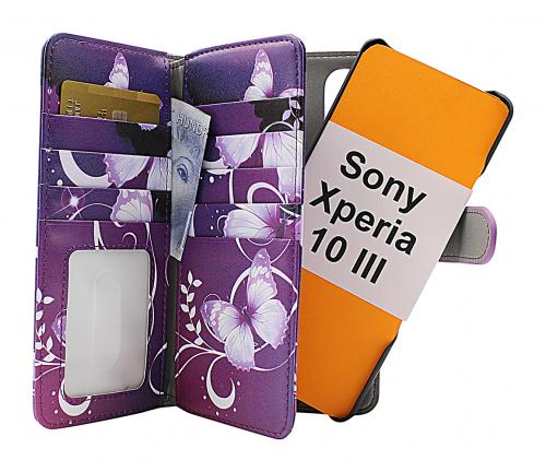 CoverIn Skimblocker XL Magnet Designwallet Sony Xperia 10 III (XQ-BT52)