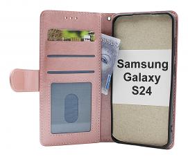 billigamobilskydd.se Zipper Standcase Wallet Samsung Galaxy S24 5G (SM-S921B/DS)