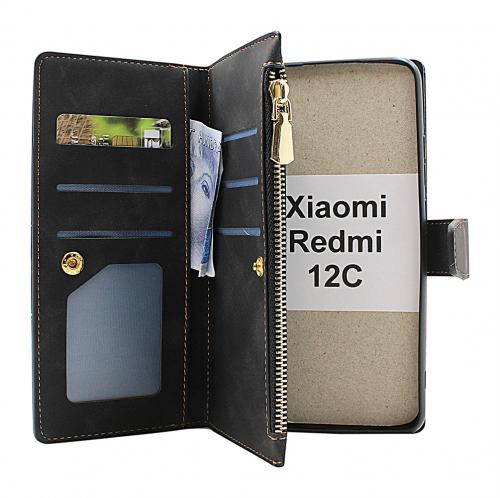 billigamobilskydd.se XL Standcase Luksuskotelo puhelimeen Xiaomi Redmi 12C