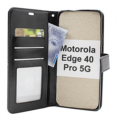 billigamobilskydd.se Crazy Horse Lompakko Motorola Edge 40 Pro 5G