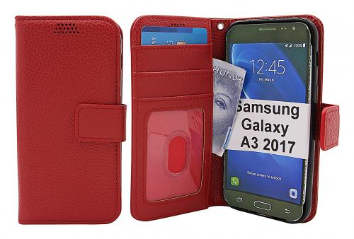 billigamobilskydd.se New Jalusta Lompakkokotelo Samsung Galaxy A3 2017 (A320F)