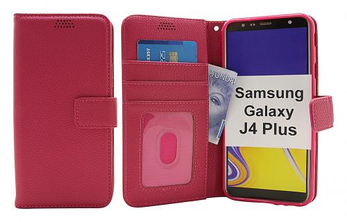 billigamobilskydd.se New Jalusta Lompakkokotelo Samsung Galaxy J4 Plus / J4+ (J415FN/DS)