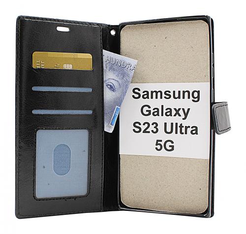 billigamobilskydd.se Crazy Horse Lompakko Samsung Galaxy S23 Ultra 5G