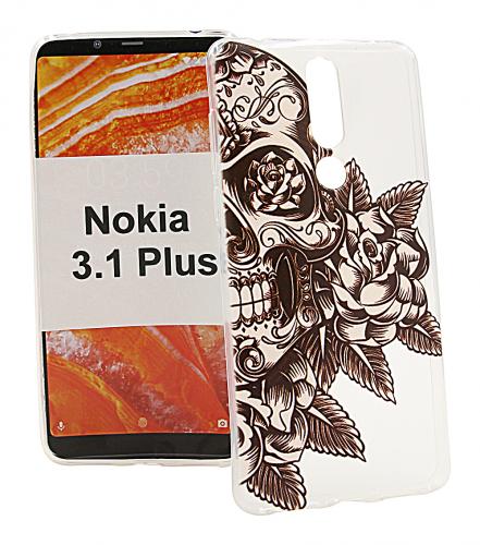 billigamobilskydd.se TPU-Designkotelo Nokia 3.1 Plus